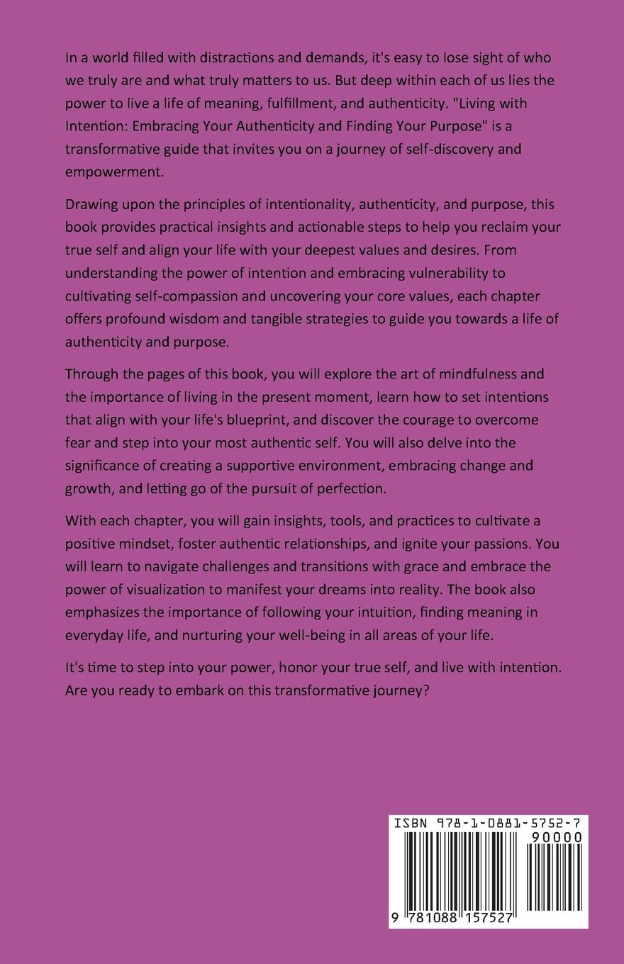 Rückseitencover Living with Intention