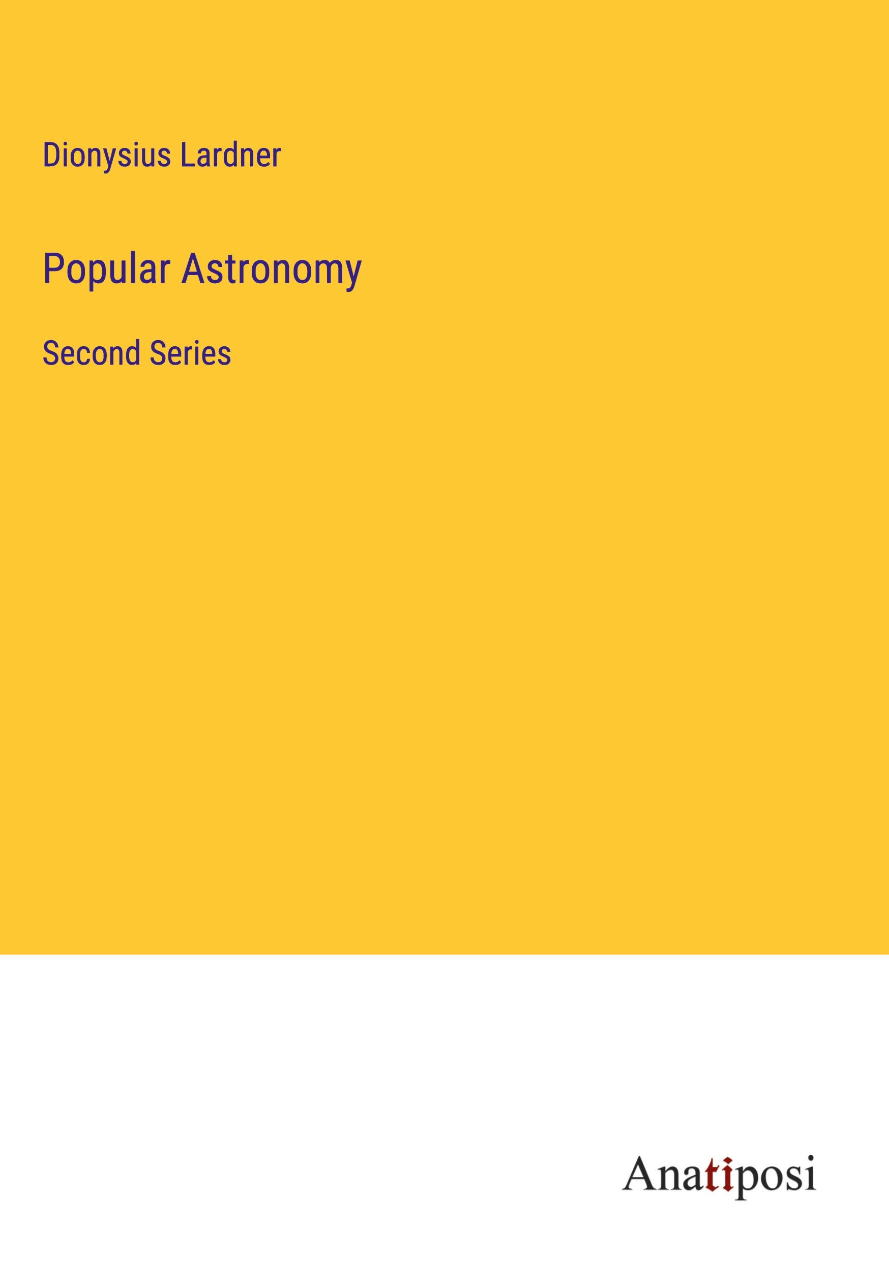 Vorderes Coverbild Popular Astronomy