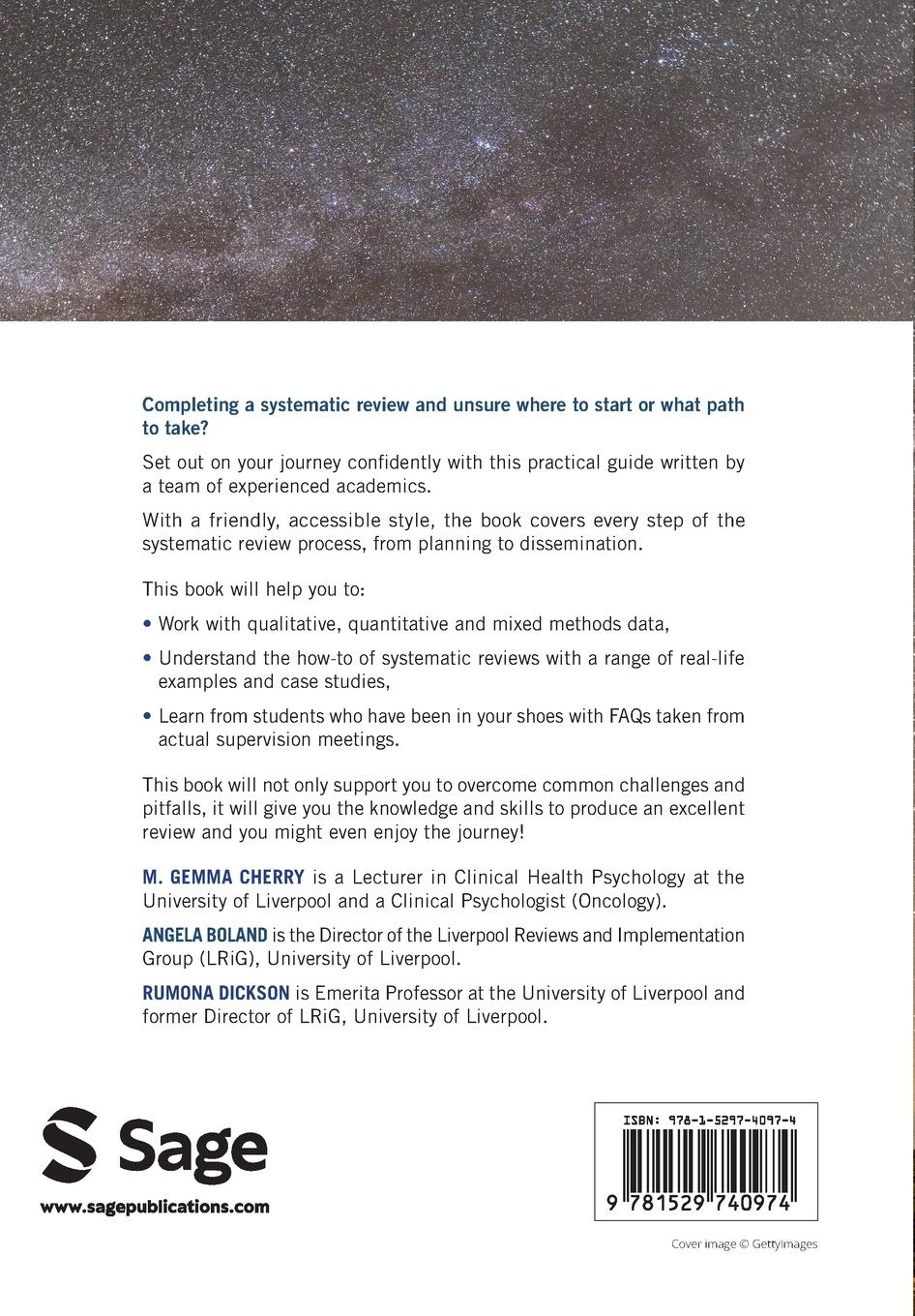 Rückseitencover Doing a Systematic Review