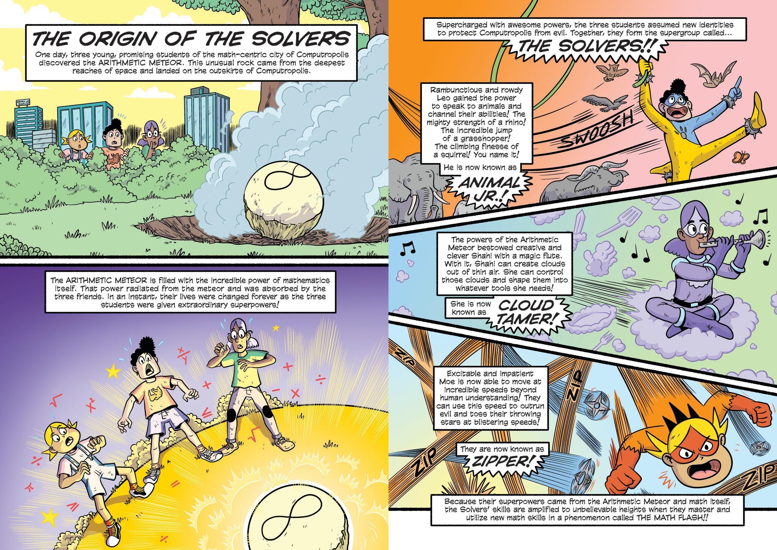 Beispielinhalt (Bild) The Solvers Book #1: The Divmulti Ray Dilemma