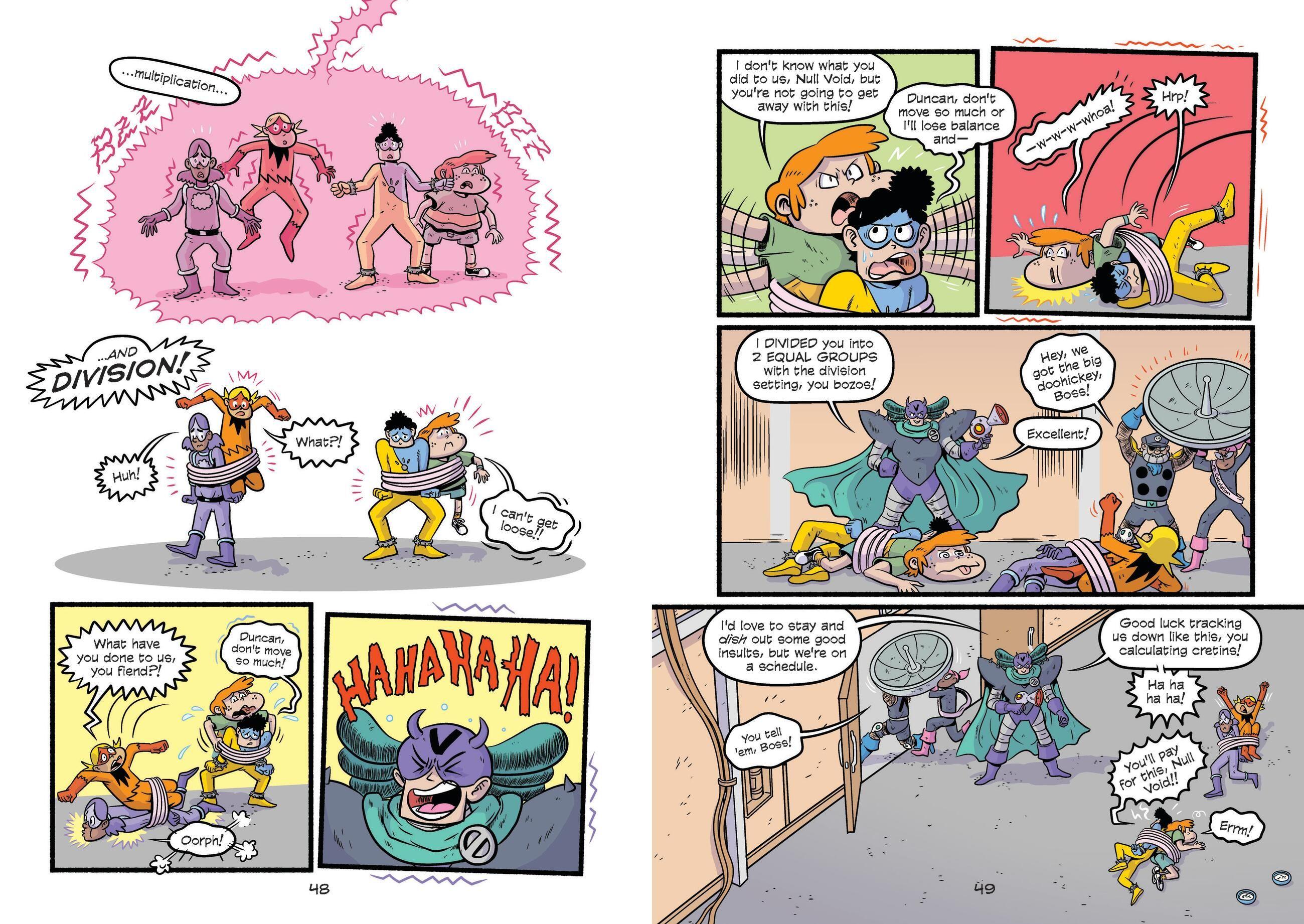 Beispielinhalt (Bild) The Solvers Book #1: The Divmulti Ray Dilemma