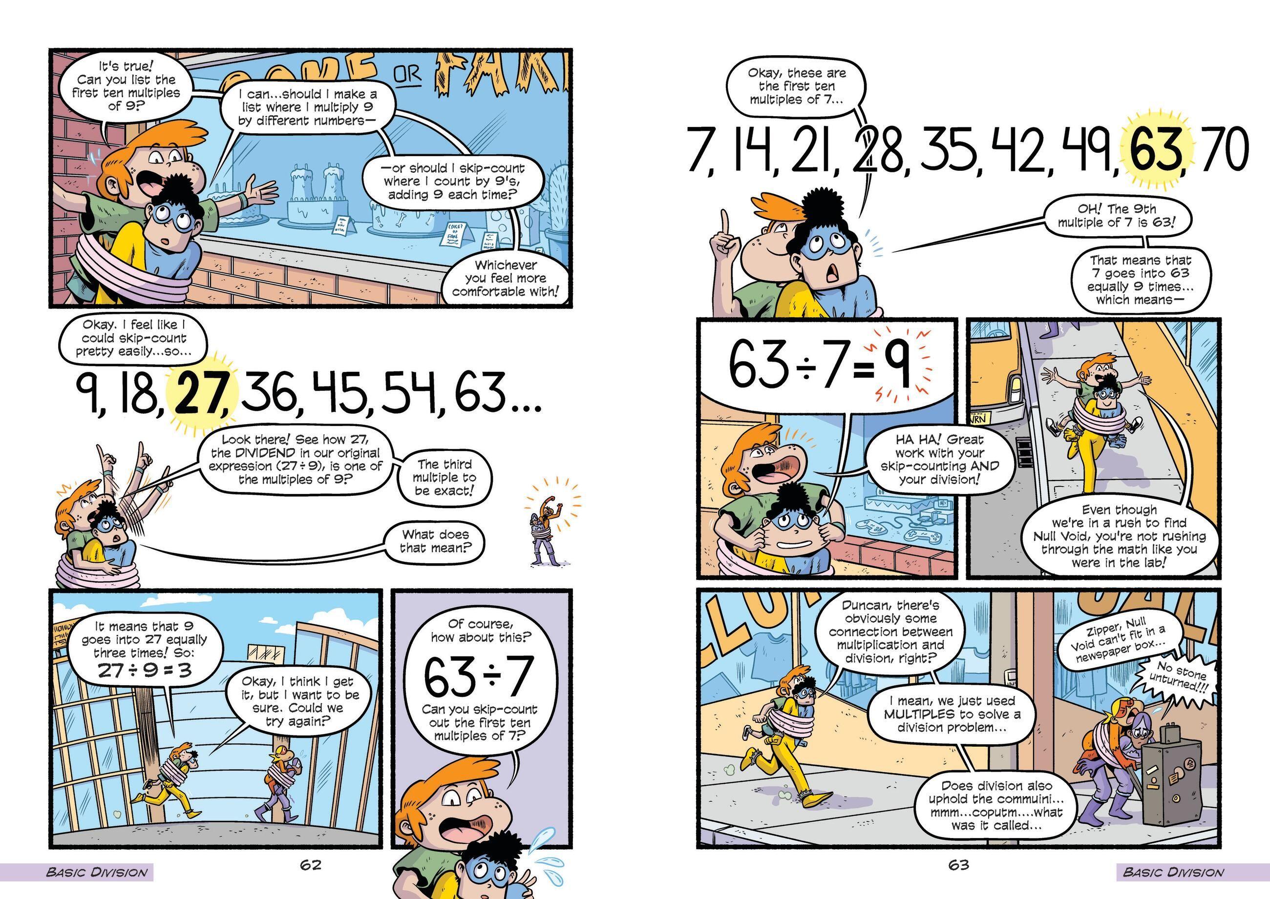 Beispielinhalt (Bild) The Solvers Book #1: The Divmulti Ray Dilemma
