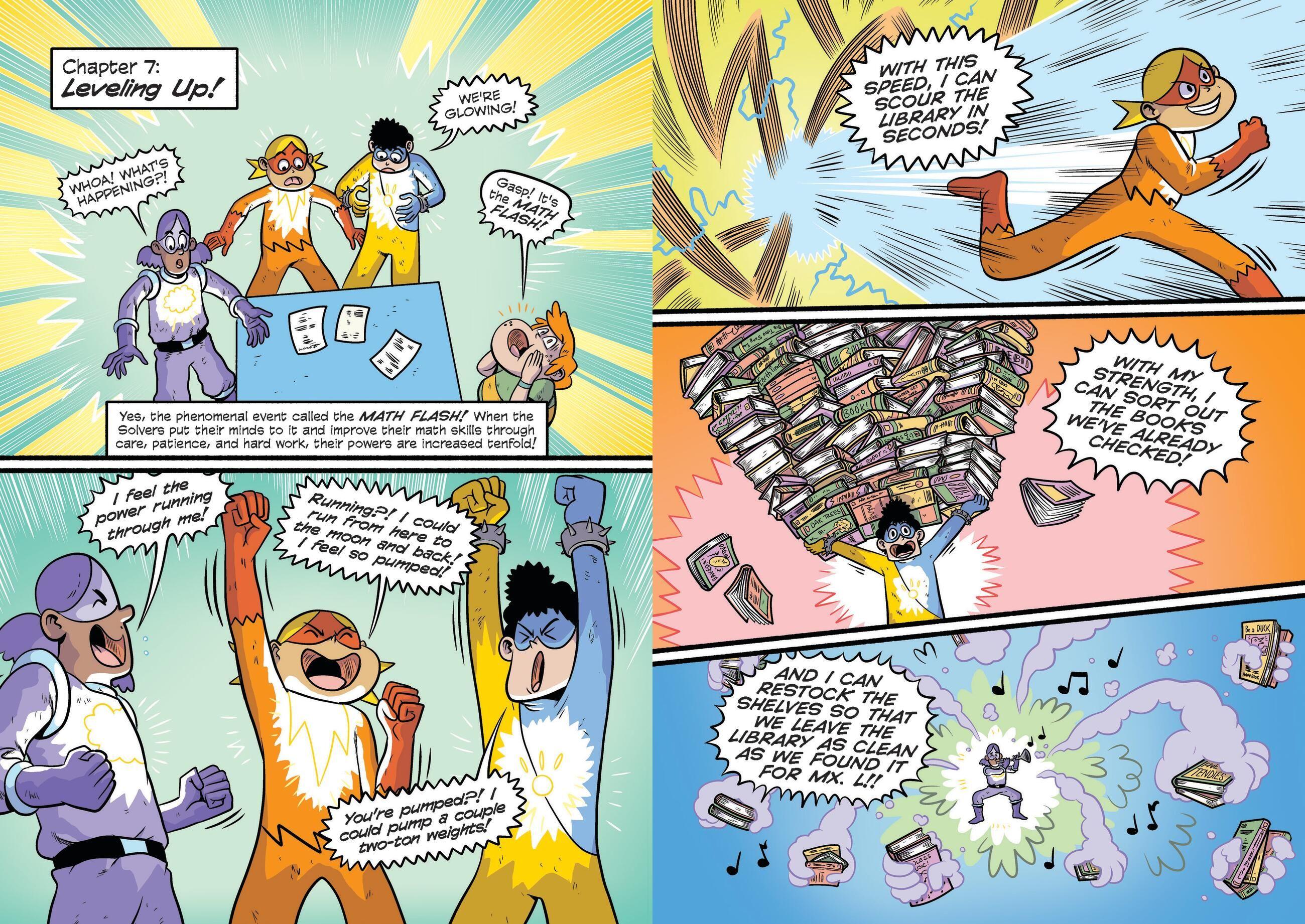 Beispielinhalt (Bild) The Solvers Book #1: The Divmulti Ray Dilemma