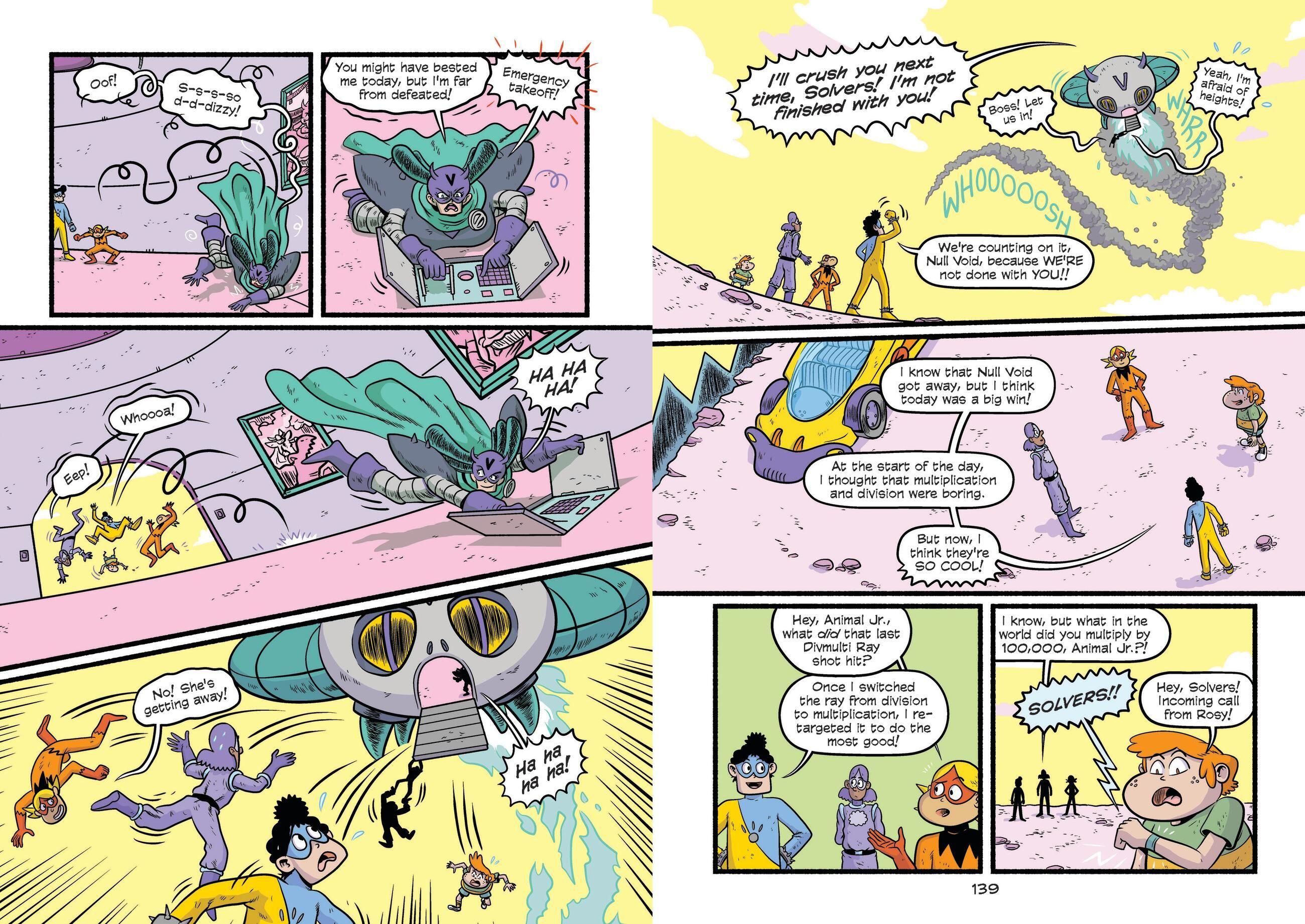 Beispielinhalt (Bild) The Solvers Book #1: The Divmulti Ray Dilemma