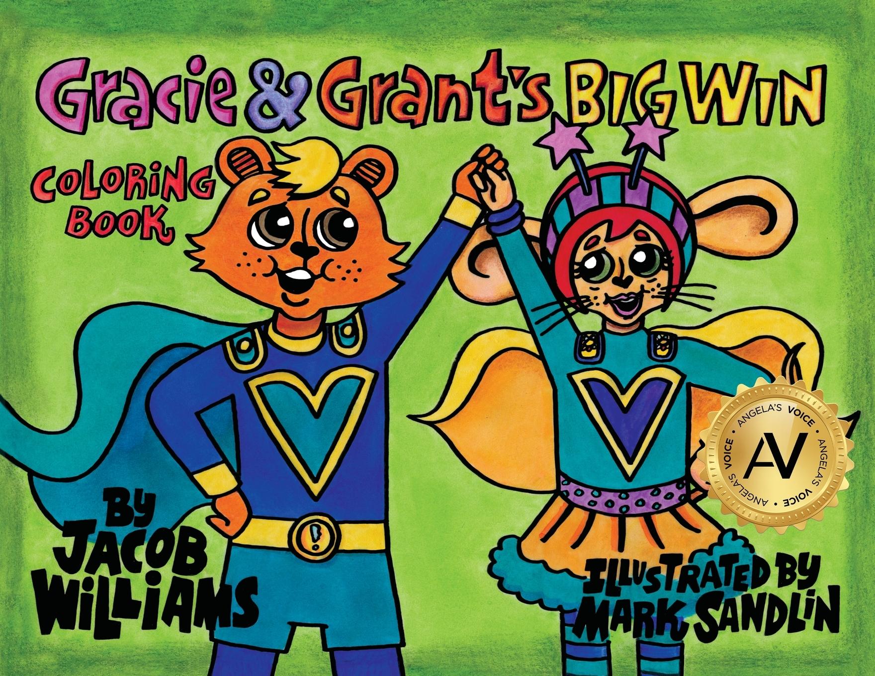 Vorderes Coverbild Gracie & Grant's Big Win Coloring Book