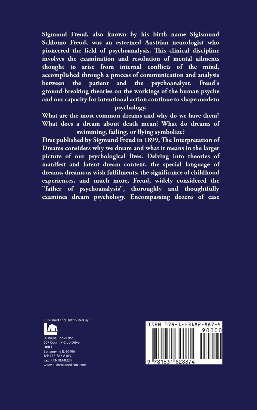 Rückseitencover The Interpretation of Dreams