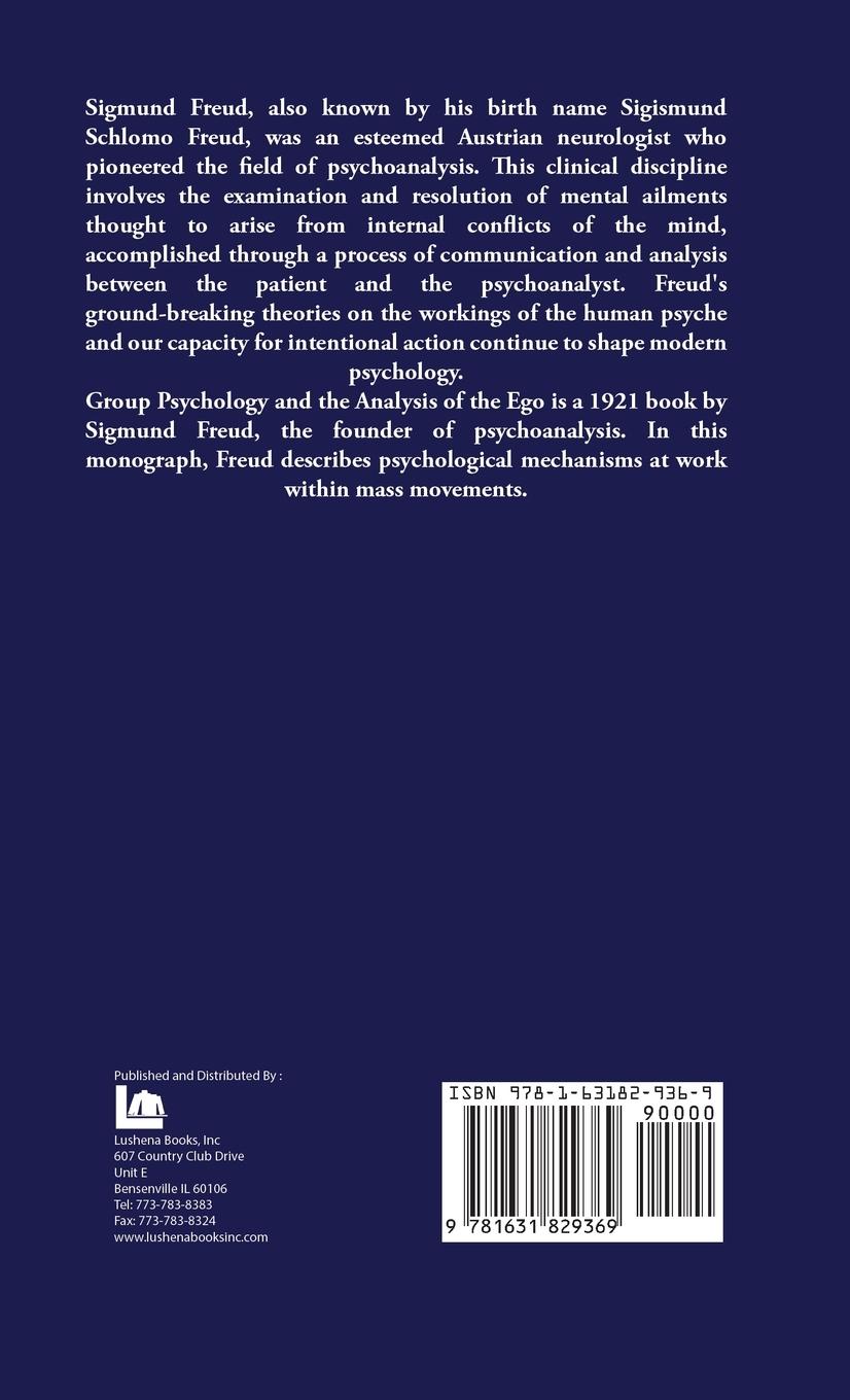Rückseitencover Group Psychology and the Analysis of the Ego