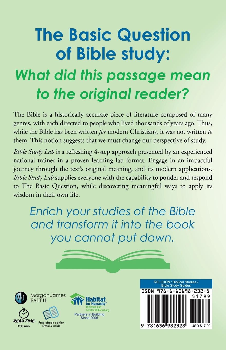 Rückseitencover Bible Study Lab