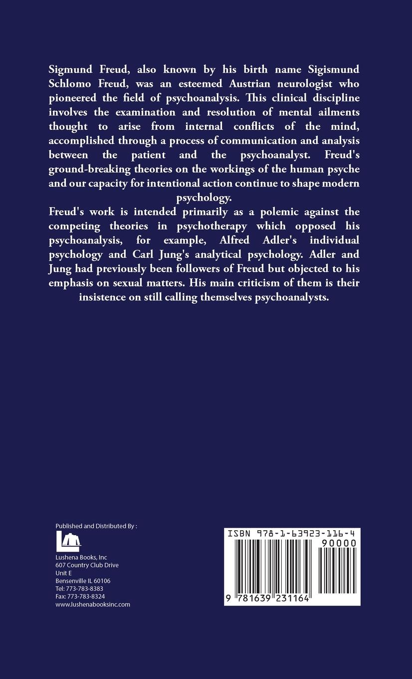 Rückseitencover The History of the Psychoanalytic Movement