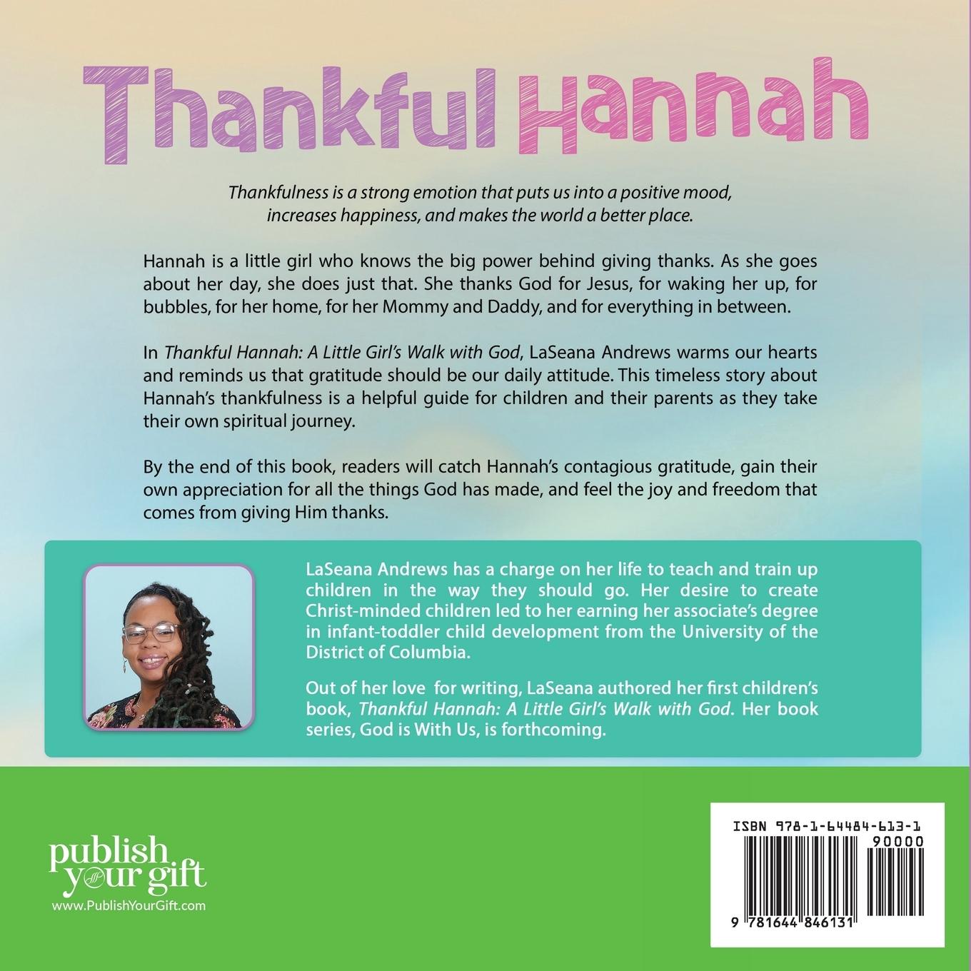 Rückseitencover Thankful Hannah