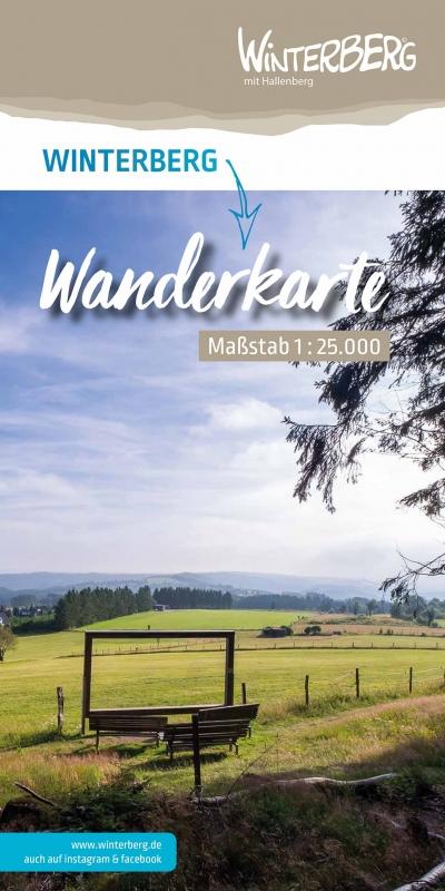 Vorderes Coverbild Wanderkarte Ferienwelt Winterberg