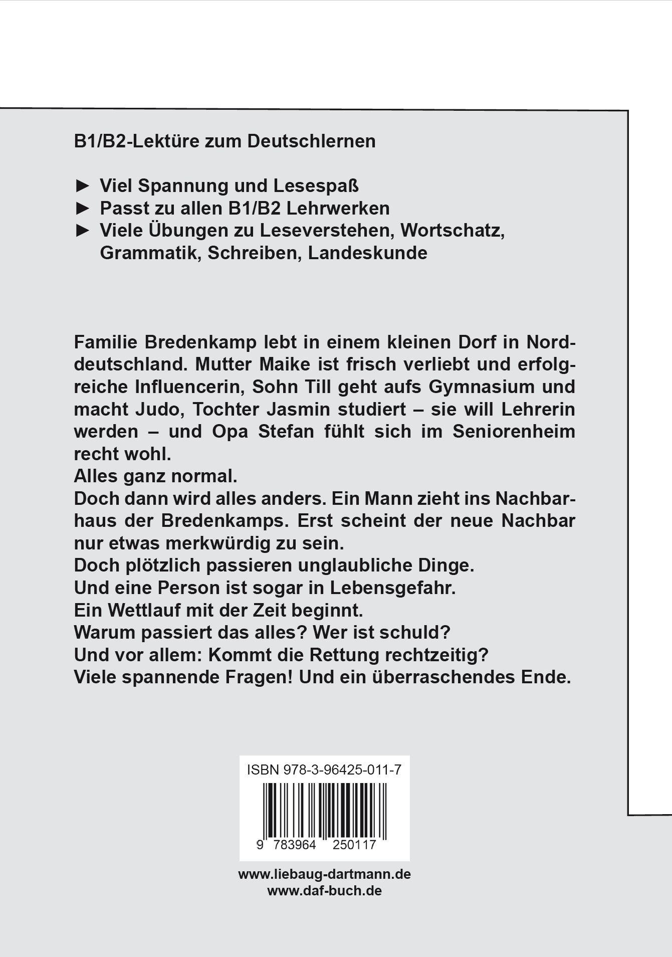 Rückseitencover Ein Nachbar, Pralinen und andere Gefahren
