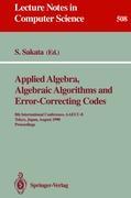 Vorderes Coverbild Applied Algebra, Algebraic Algorithms and Error-Correcting Codes