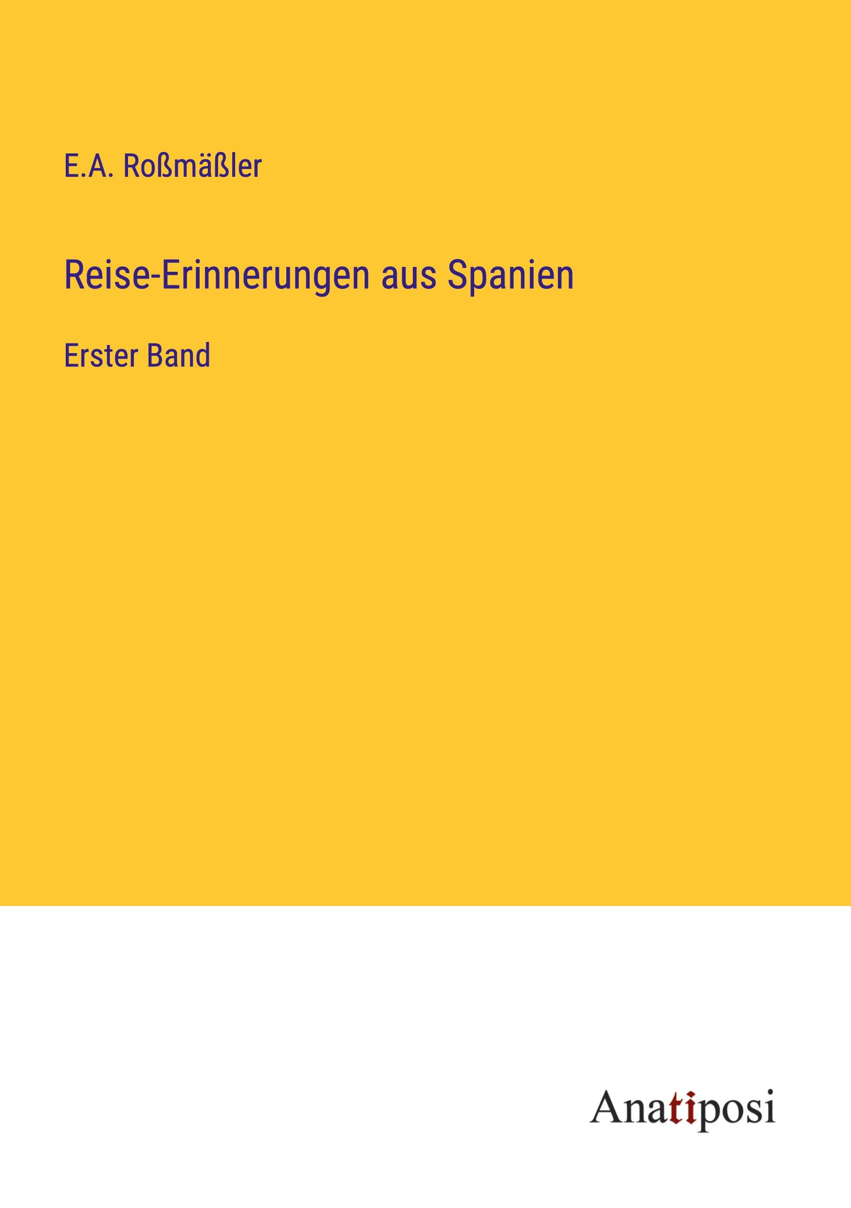Vorderes Coverbild Reise-Erinnerungen aus Spanien
