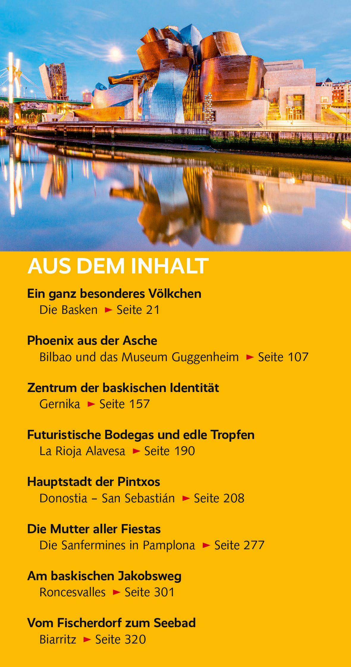 Beispielinhalt (Bild) TRESCHER Reiseführer Baskenland