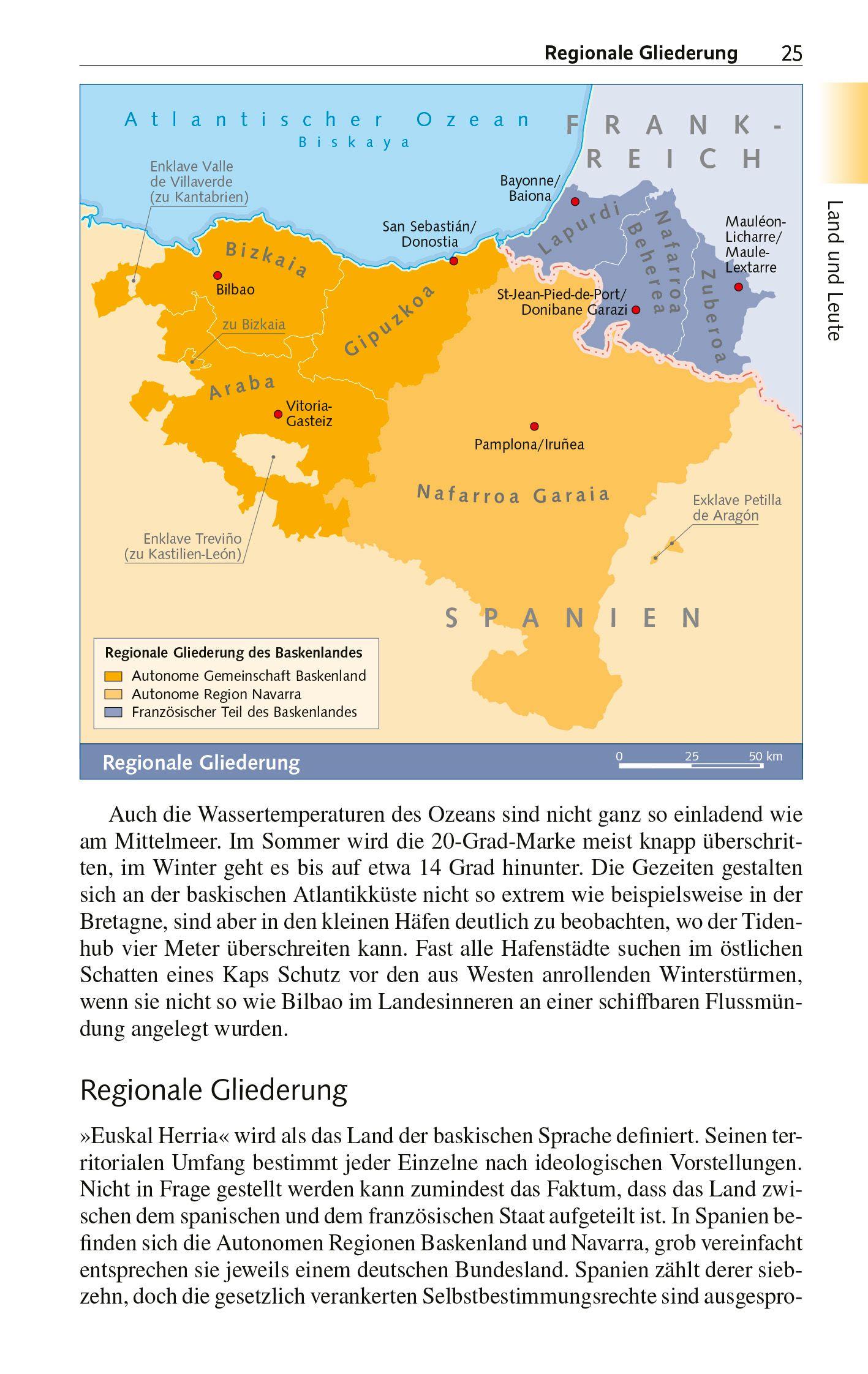 Beispielinhalt (Bild) TRESCHER Reiseführer Baskenland