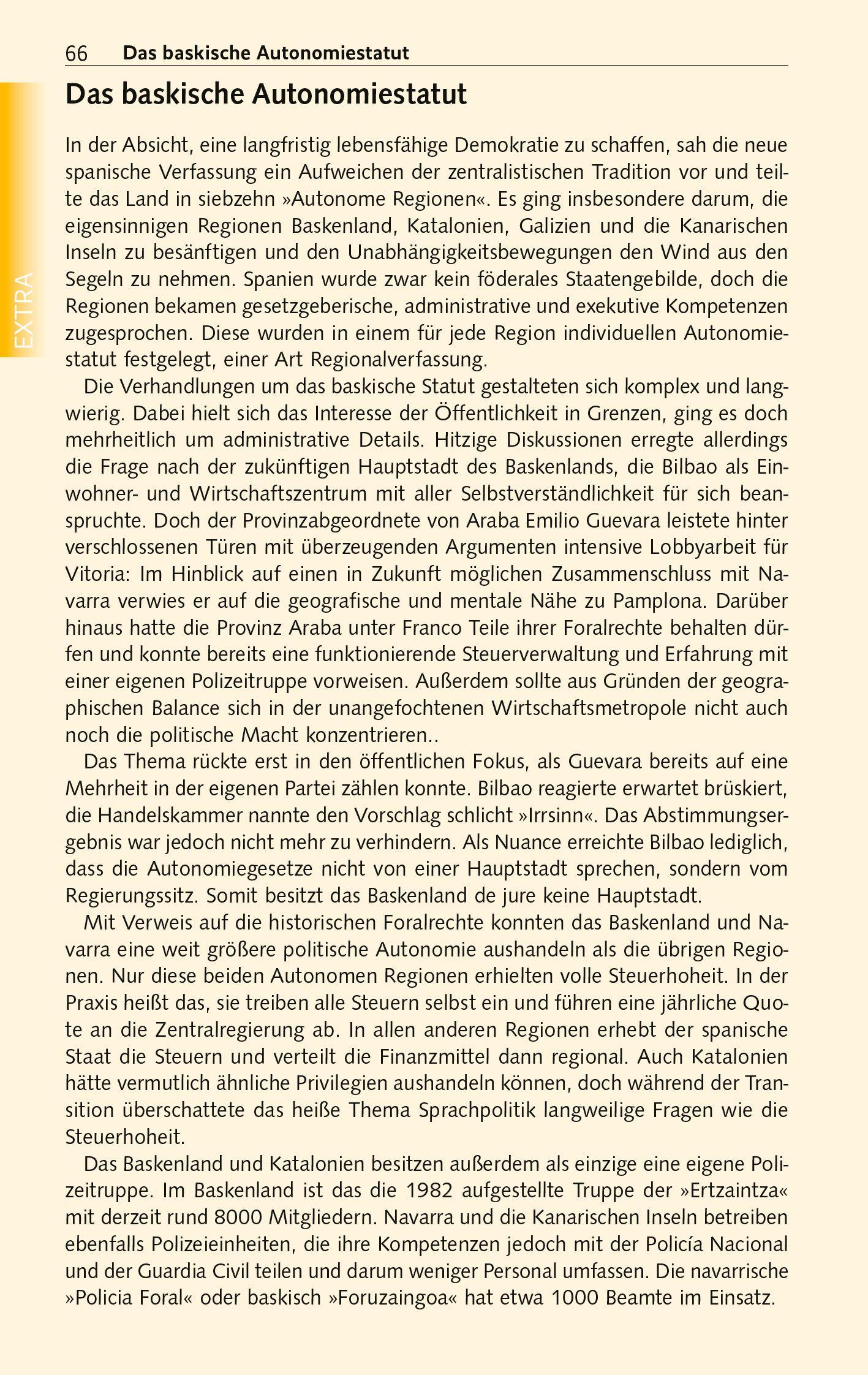 Beispielinhalt (Bild) TRESCHER Reiseführer Baskenland