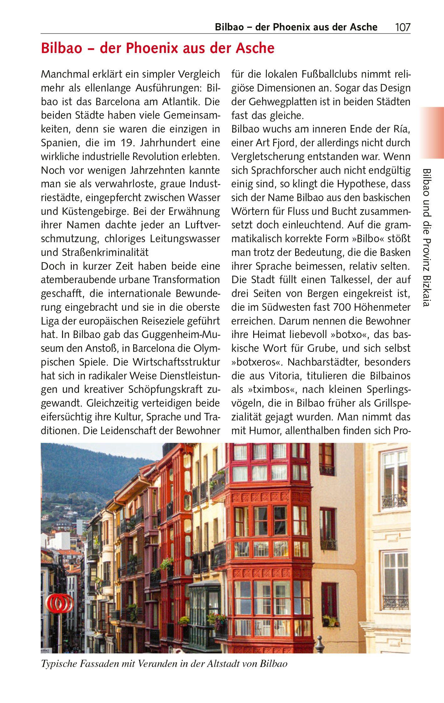 Beispielinhalt (Bild) TRESCHER Reiseführer Baskenland