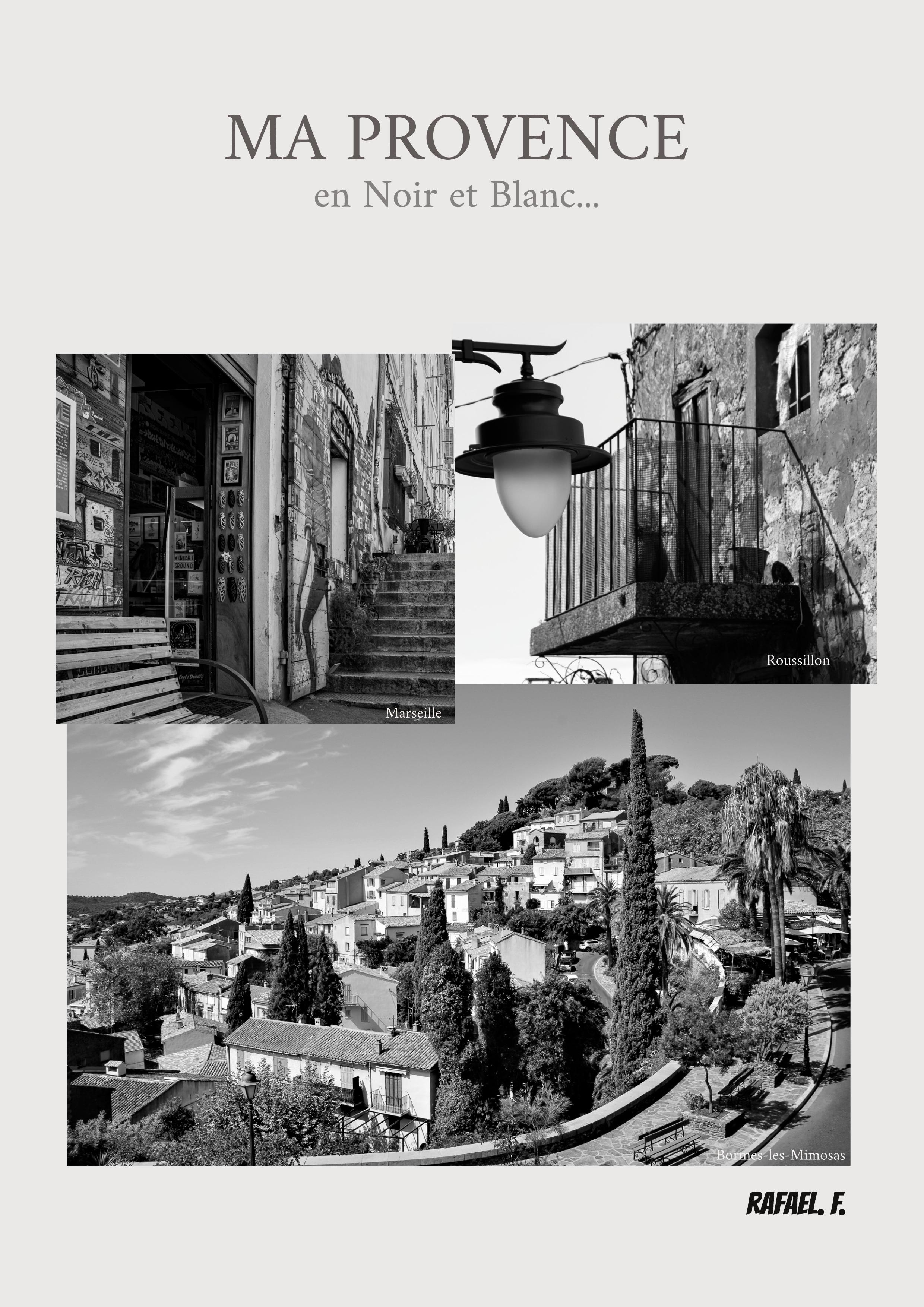 Vorderes Coverbild Ma Provence en Noir et Blanc...