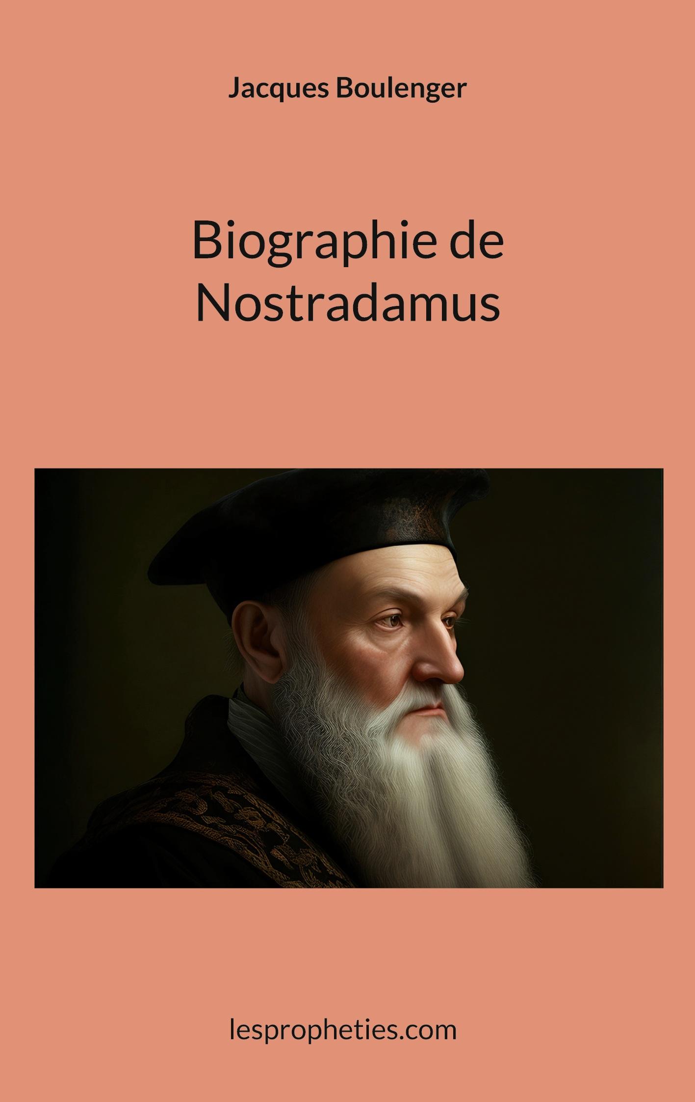 Vorderes Coverbild Biographie de Nostradamus