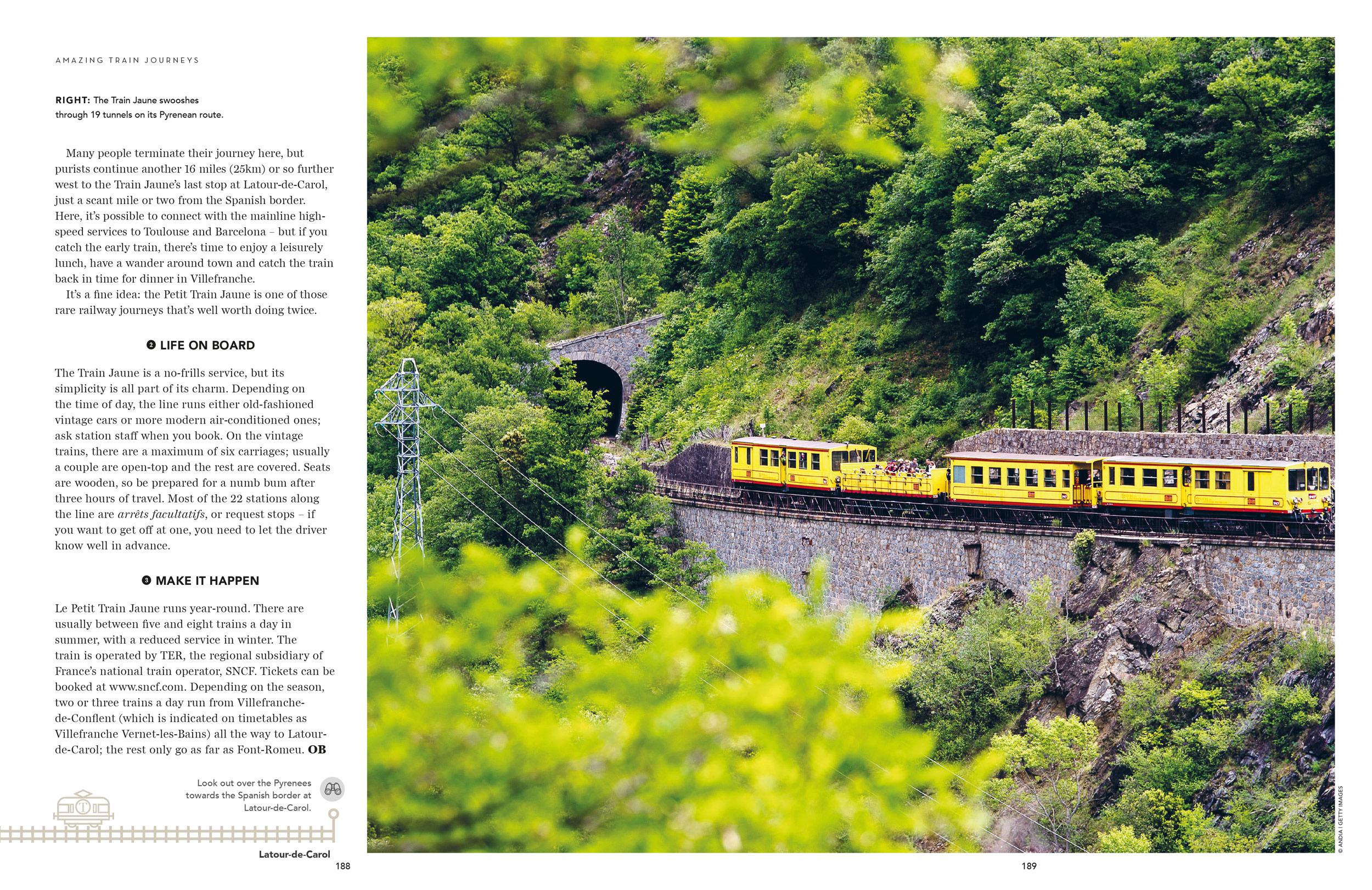 Beispielinhalt (Bild) Lonely Planet Amazing Train Journeys