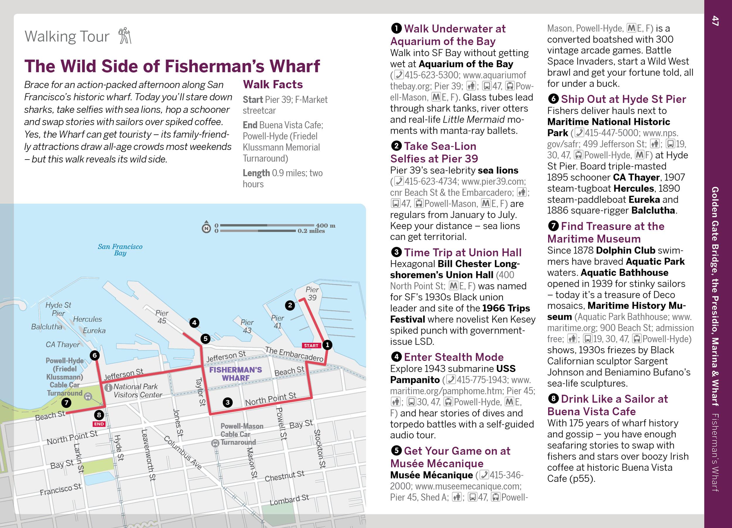 Beispielinhalt (Bild) Lonely Planet Pocket San Francisco