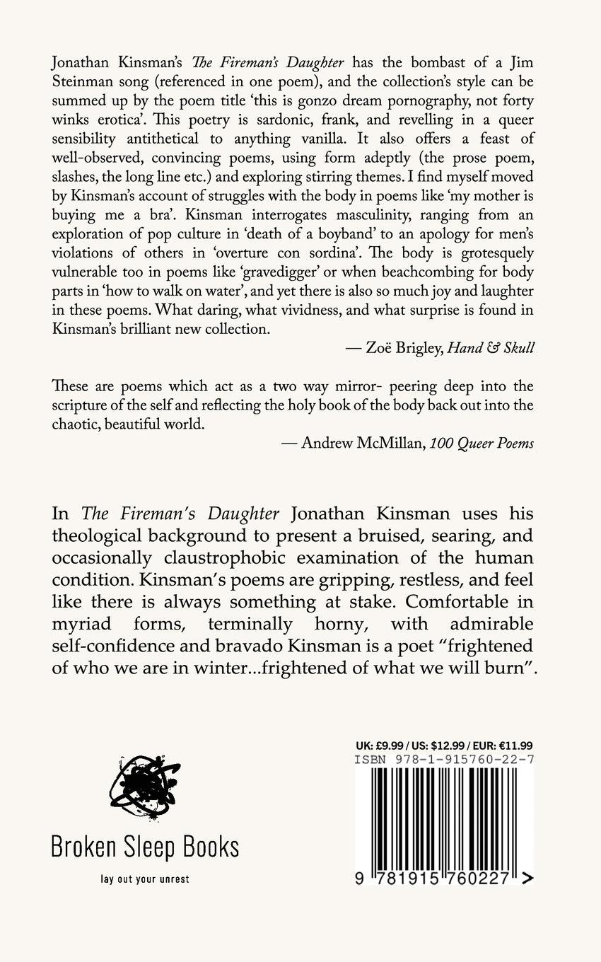 Rückseitencover The Fireman's Daughter