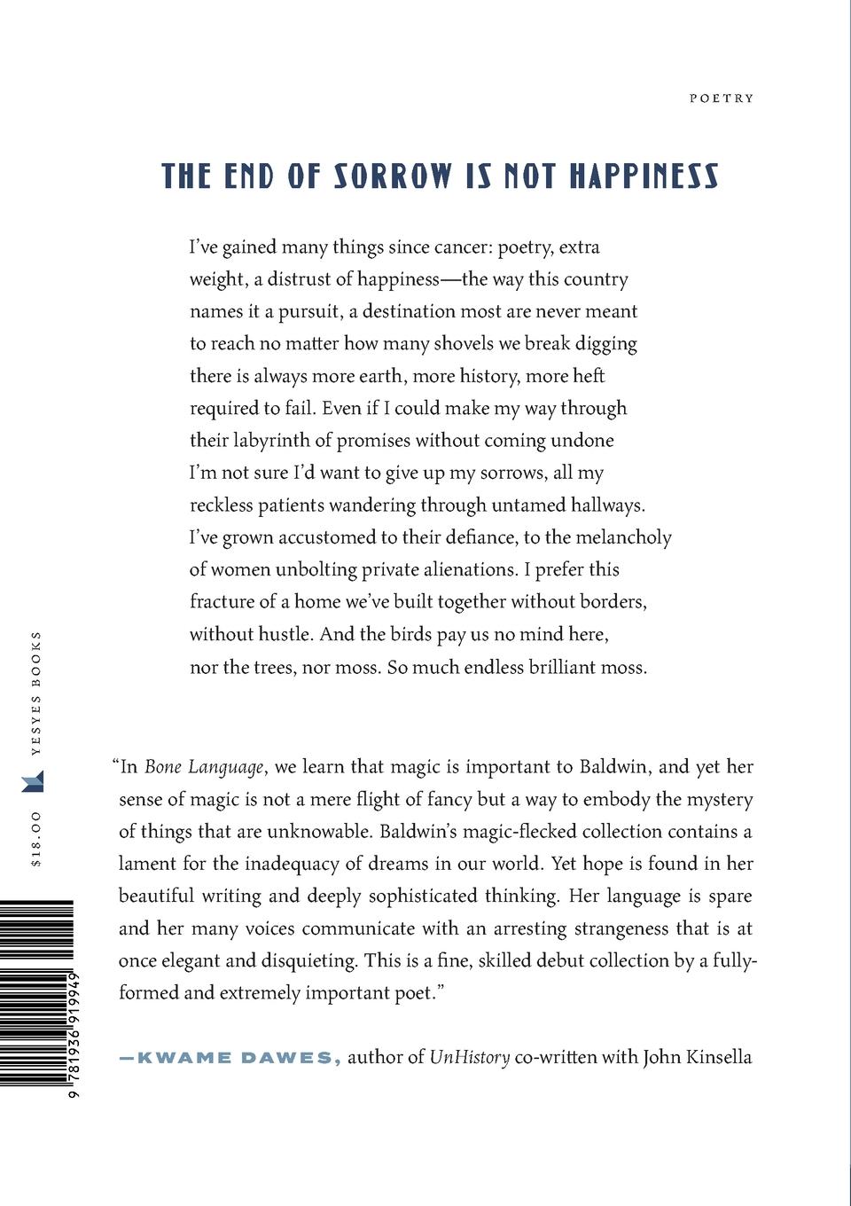 Rückseitencover Bone Language