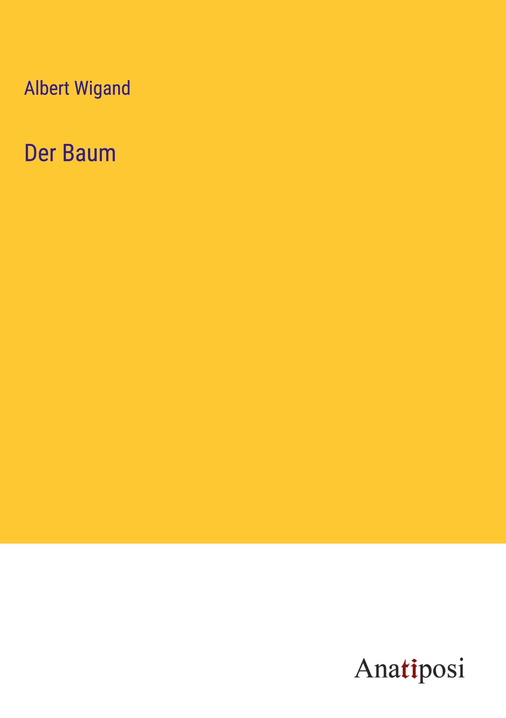 Vorderes Coverbild Der Baum