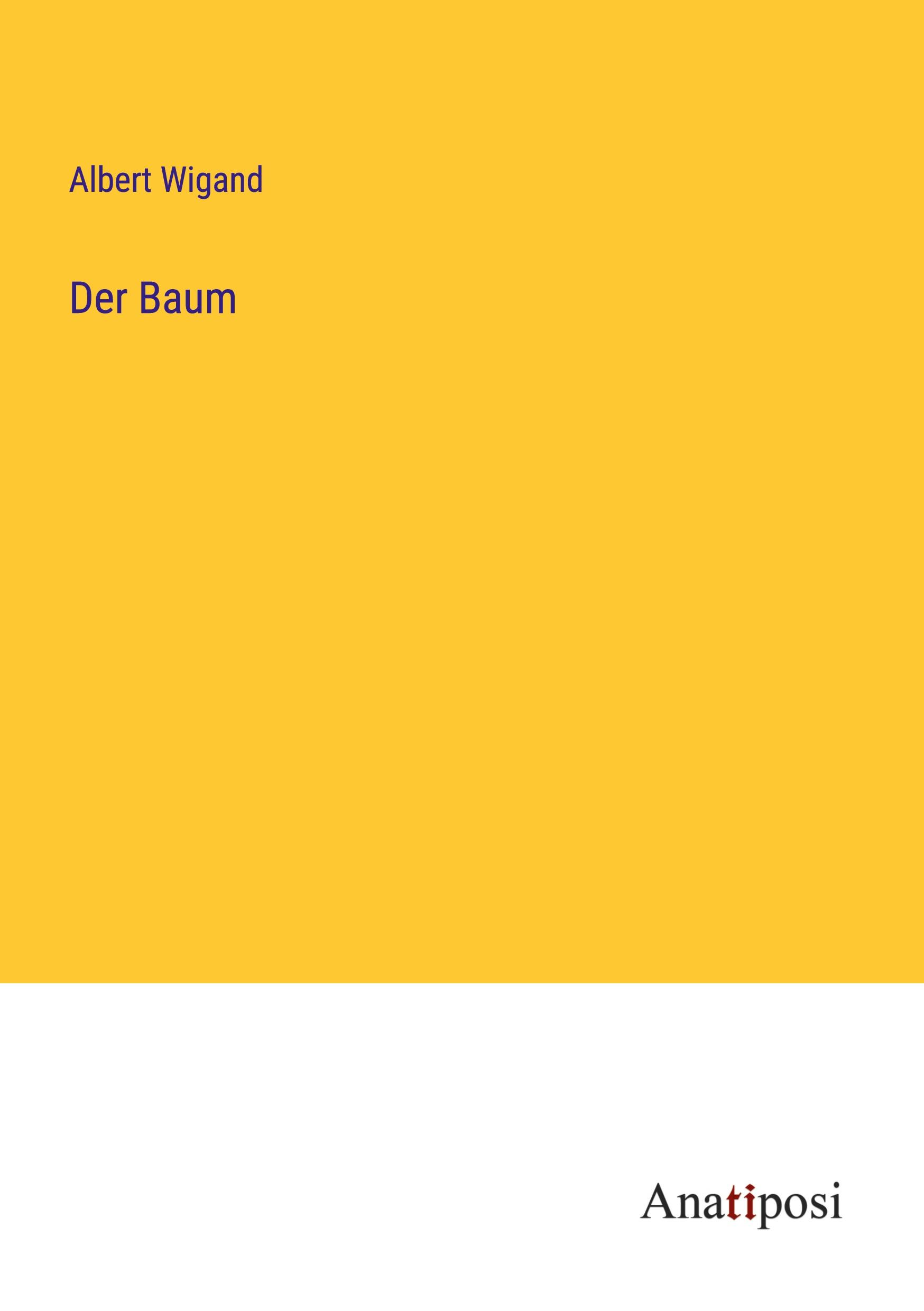 Vorderes Coverbild Der Baum