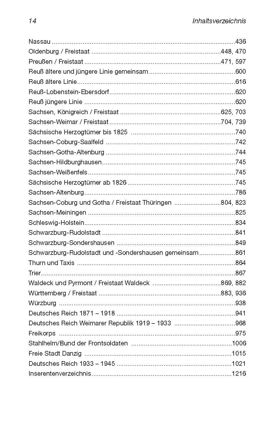 Beispielinhalt (Bild) Deutsche Orden und Ehrenzeichen 1800 - 1945