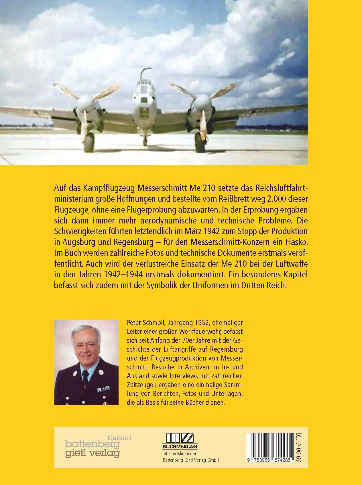 Rückseitencover Messerschmitt Me 210
