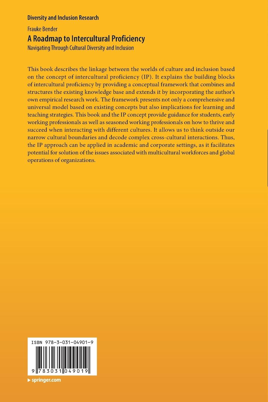 Rückseitencover A Roadmap to Intercultural Proficiency