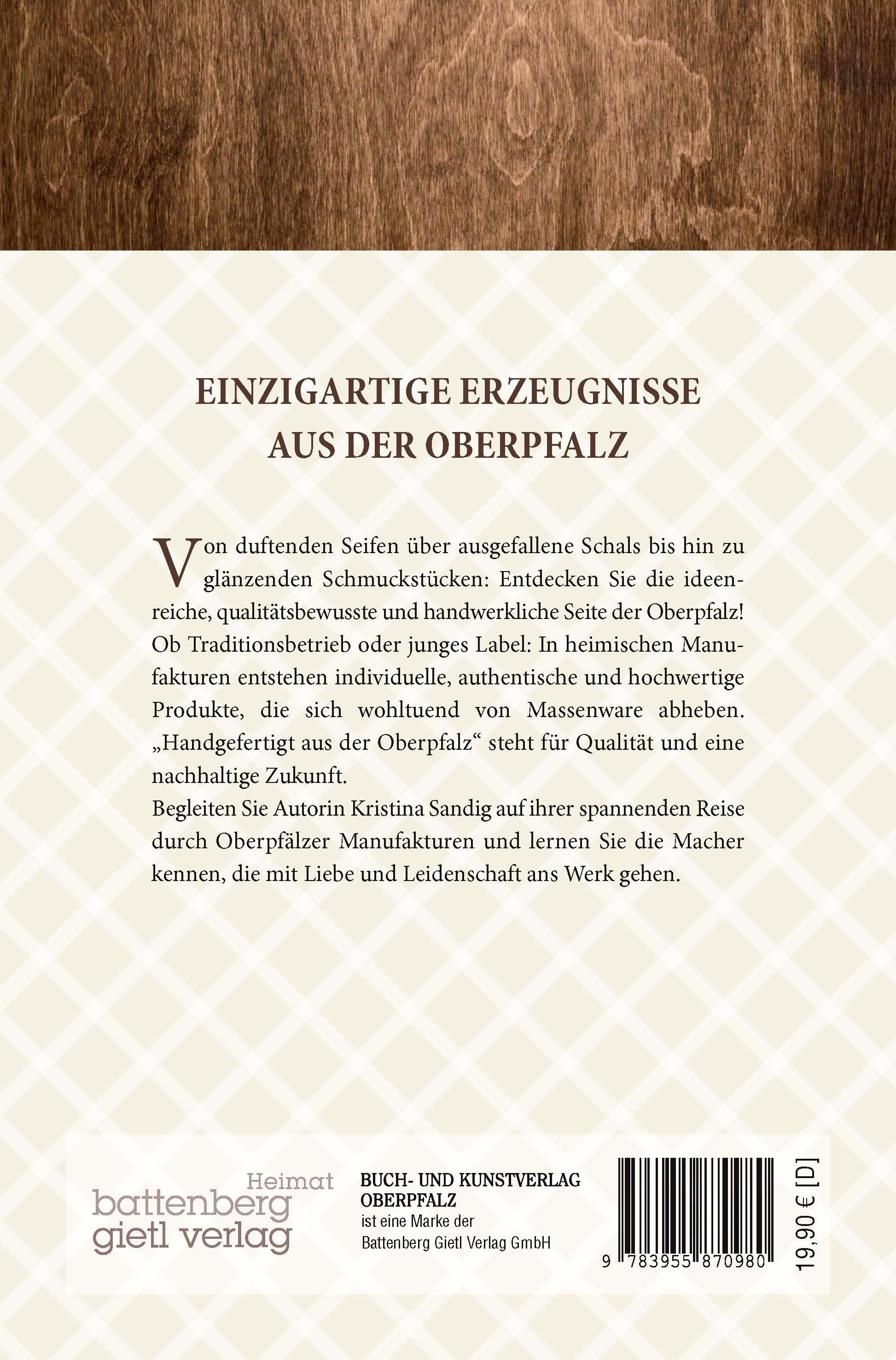 Rückseitencover Manufakturen in der Oberpfalz