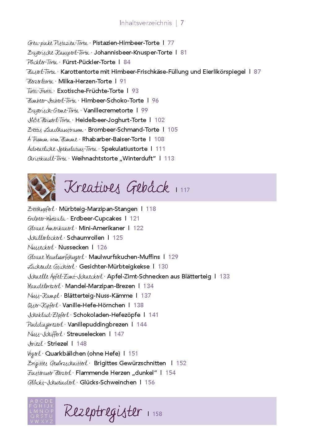 Beispielinhalt (Bild) Backrezepte aus'm Bayerischen Wald