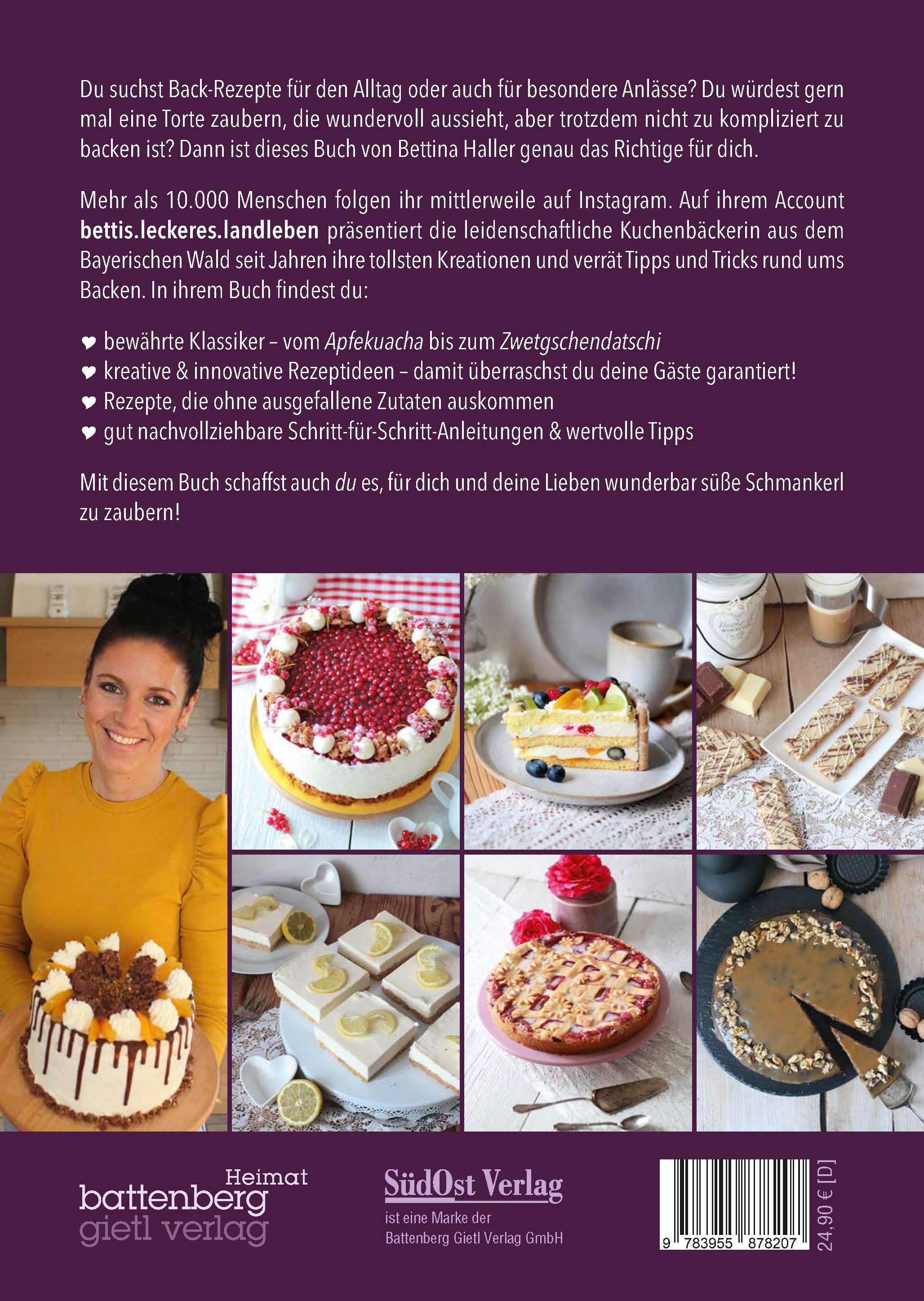 Rückseitencover Backrezepte aus'm Bayerischen Wald