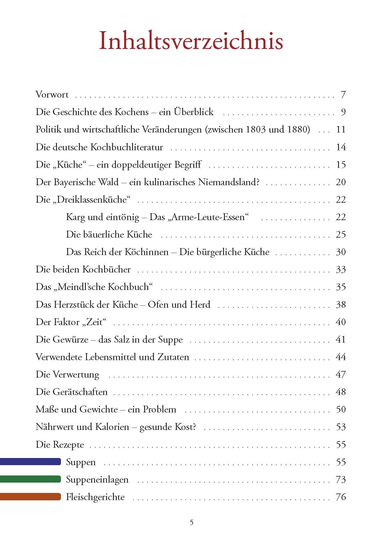 Beispielinhalt (Bild) Brennsuppn und Erdäpfel