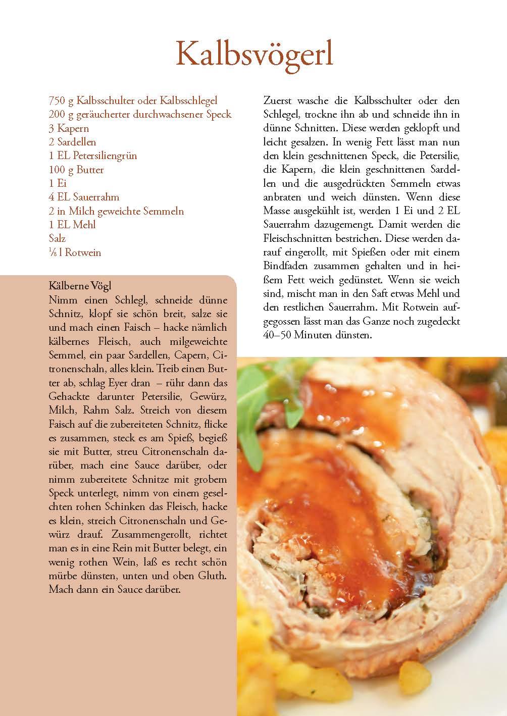 Beispielinhalt (Bild) Brennsuppn und Erdäpfel