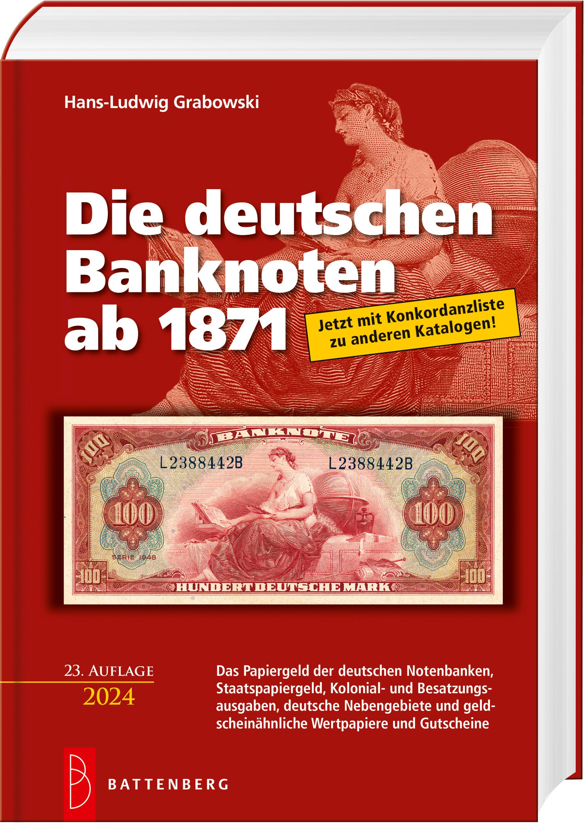 Vorderes Coverbild Die deutschen Banknoten ab 1871