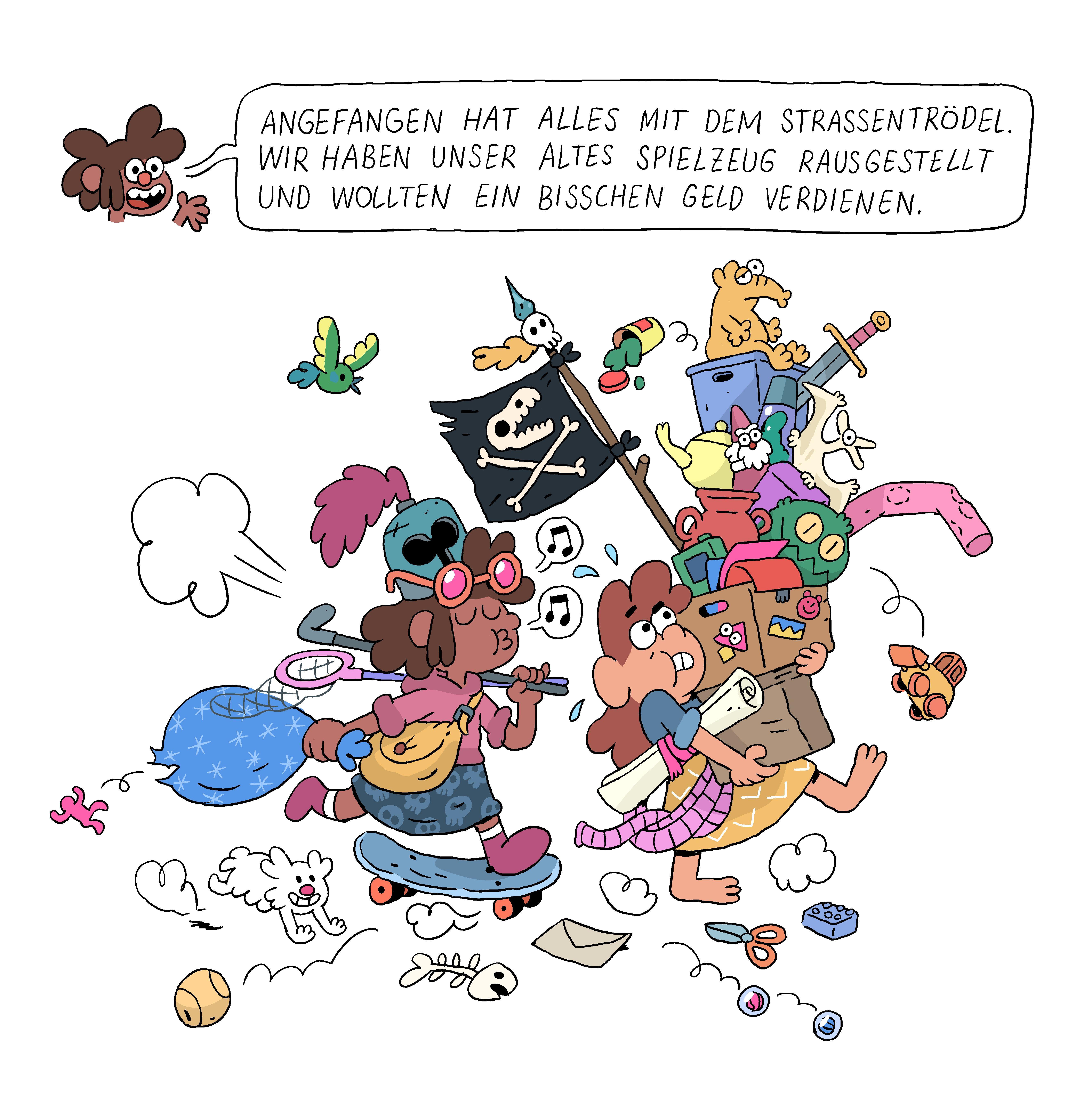 Beispielinhalt (Bild) Oma zu verkaufen