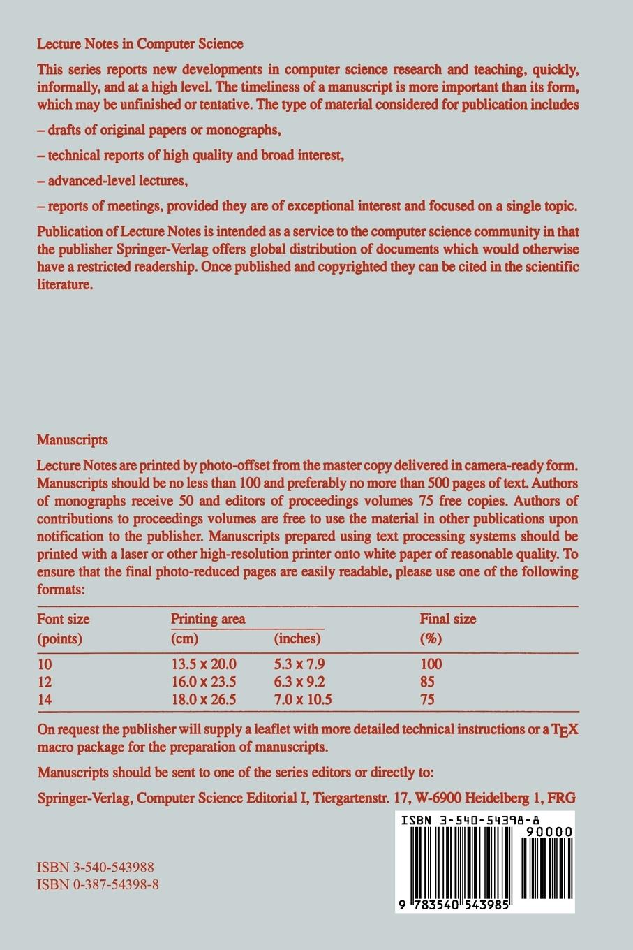 Rückseitencover Advances in Petri Nets 1991