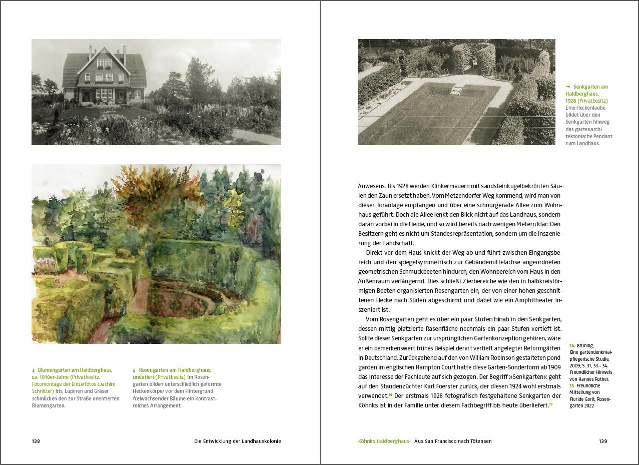 Beispielinhalt (Bild) Eine Ahnung kommender Lebenskunst. Lichtwarks Heidegarten und die Hittfelder Landhauskolonie