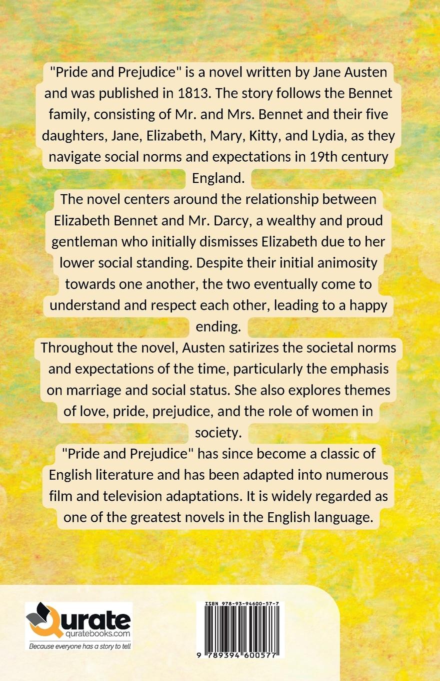 Rückseitencover Pride and Prejudice