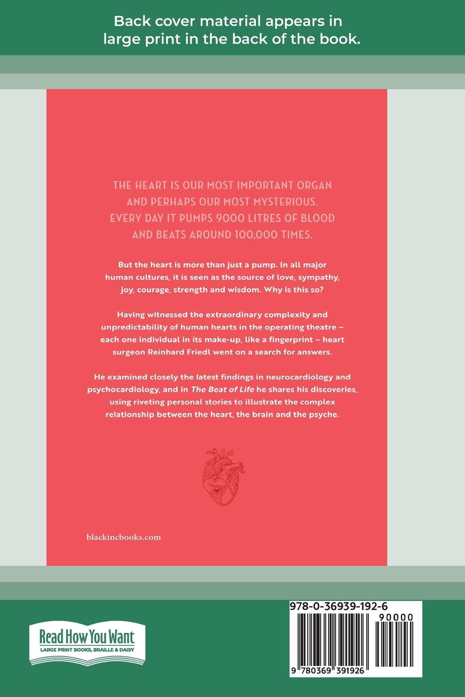 Rückseitencover The Beat of Life