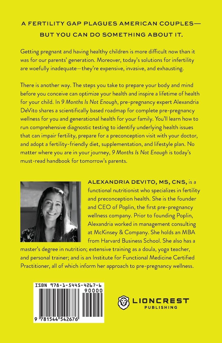 Rückseitencover 9 Months Is Not Enough