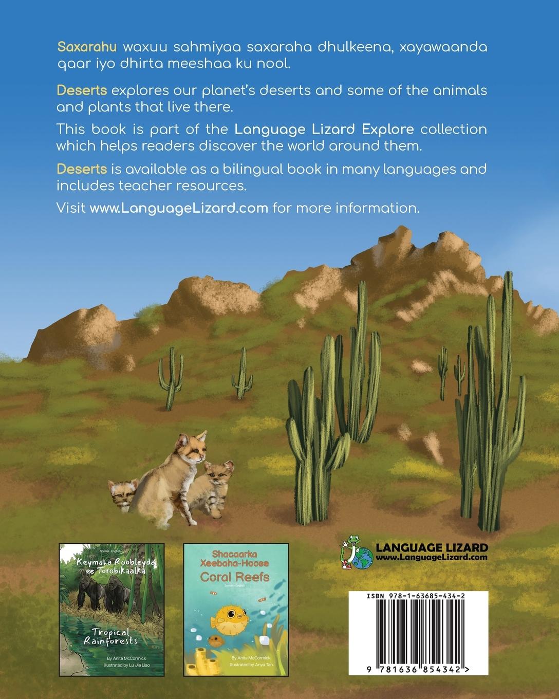 Rückseitencover Deserts (Somali-English)