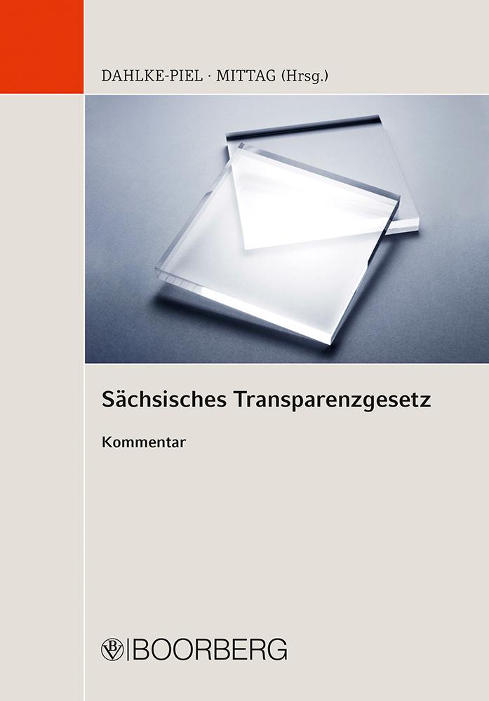 Vorderes Coverbild Sächsisches Transparenzgesetz