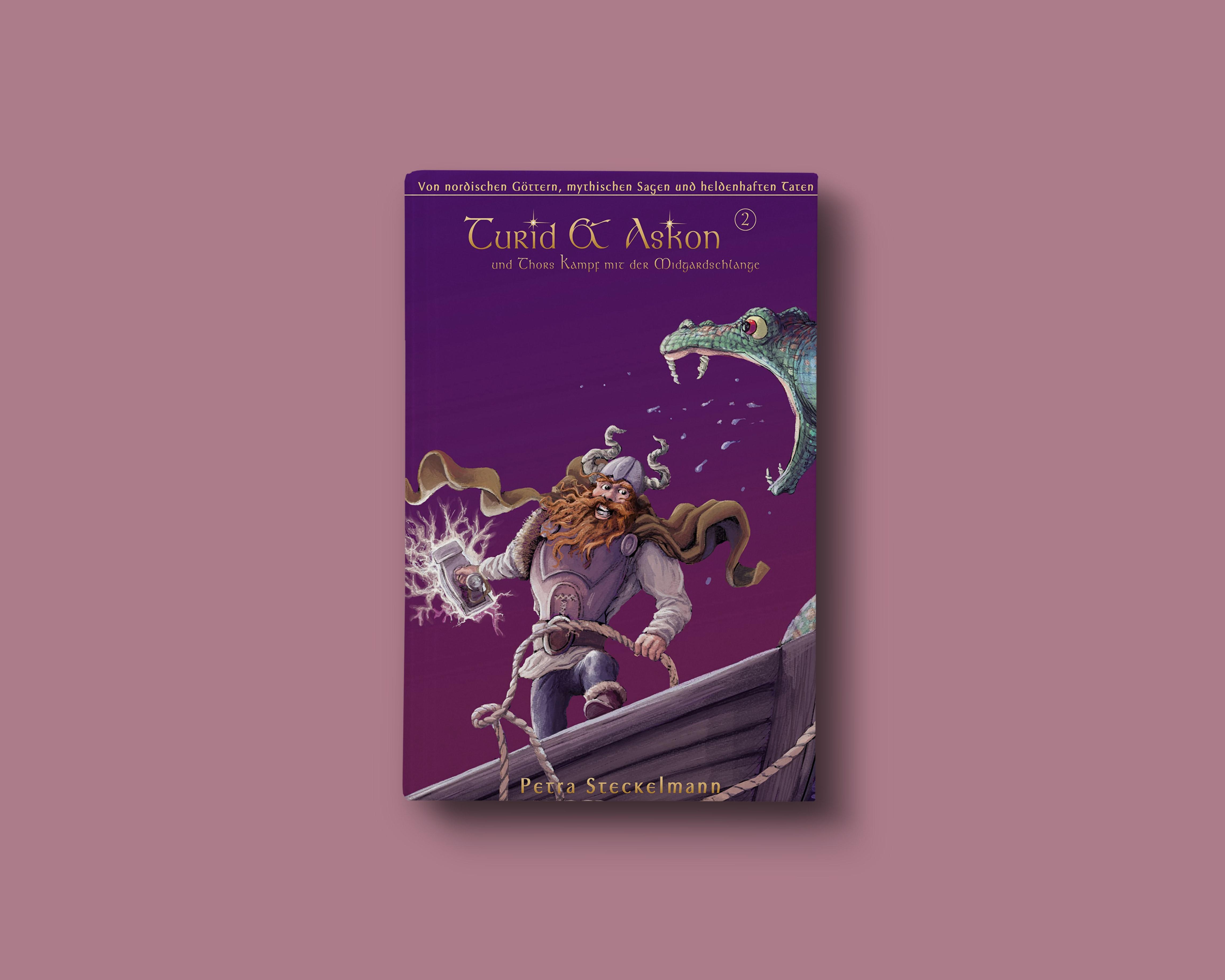 Vorderes Coverbild Turid & Askon und Thors Kampf mit der Midgardschlange