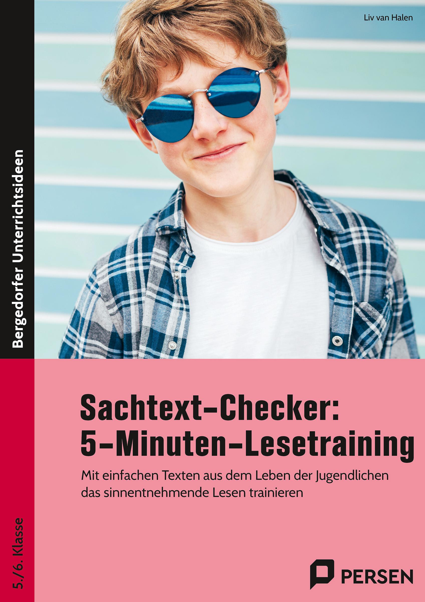 Vorderes Coverbild Sachtext-Checker: 5-Minuten-Lesetraining