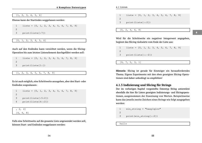 Beispielinhalt (Bild) Python